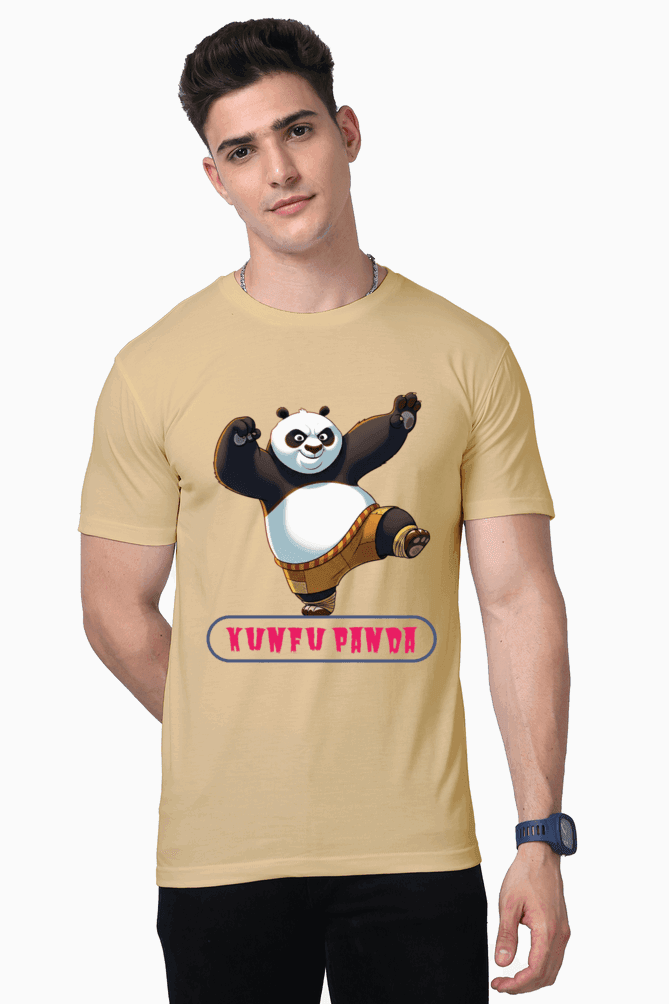 SkyBi Kunfu Panda Unisex Premium Supima Cotton Tshirts - SkyBi Shirts