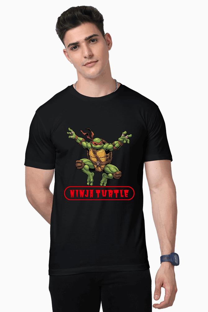 SkyBi Niinja Turtle Unisex Premium Supima Cotton Tshirts - SkyBi Shirts