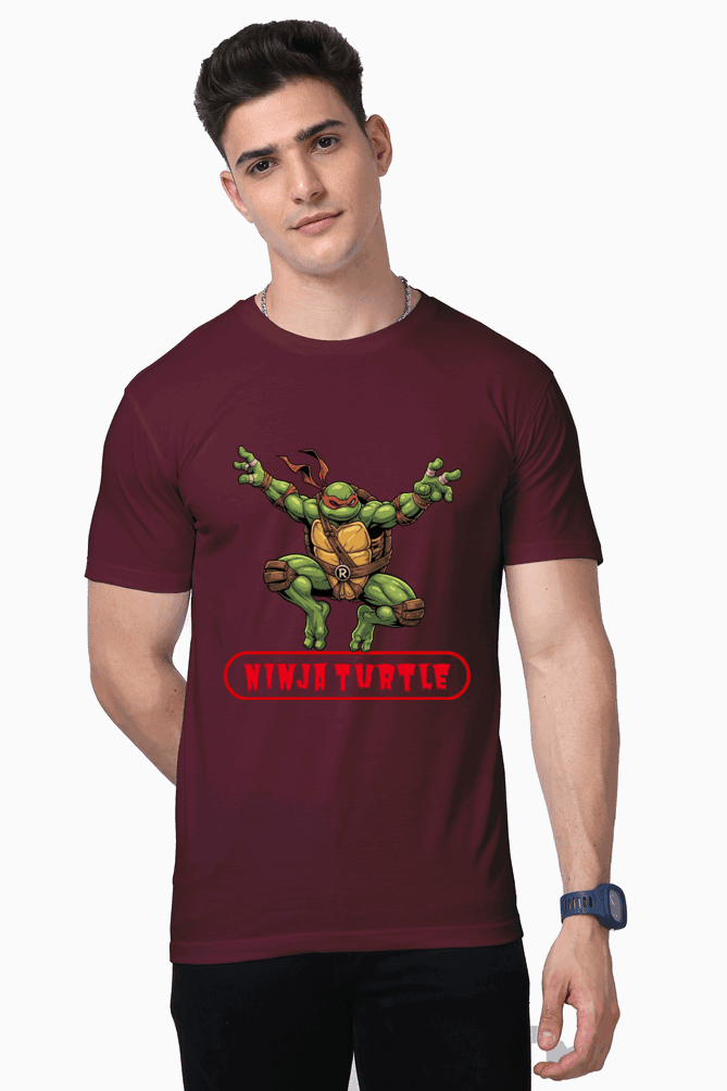 SkyBi Niinja Turtle Unisex Premium Supima Cotton Tshirts - SkyBi Shirts