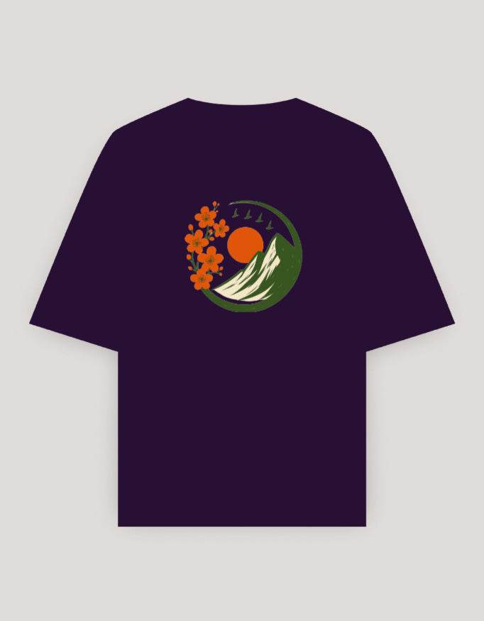 SkyBi Shirts Oversized Graphic T-Shirt for Men and Women - SkyBi Shirts