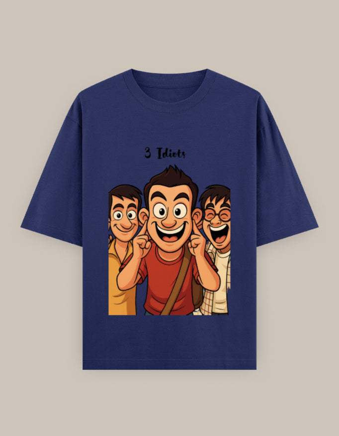 SkyBi Shirts Oversized T-Shirt 240 GSM Heavyweight Cotton - SkyBi Shirts