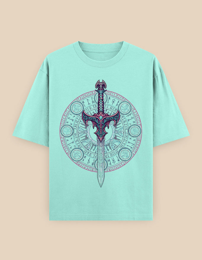 SkyBi Shirts Oversized T-Shirt 240 GSM Heavyweight Cotton - SkyBi Shirts