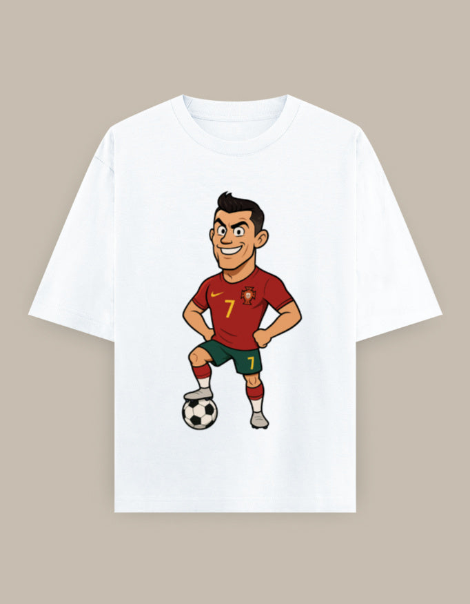 SkyBi Shirts Oversized T-Shirt 240 GSM Heavyweight Cotton - SkyBi Shirts