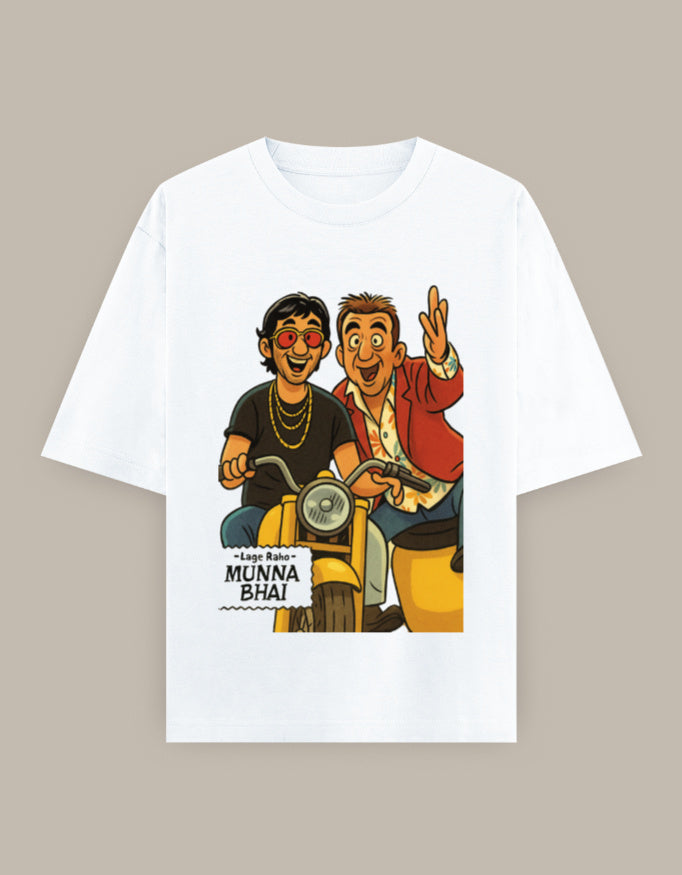 SkyBi Shirts Oversized T-Shirt 240 GSM Heavyweight Cotton - SkyBi Shirts