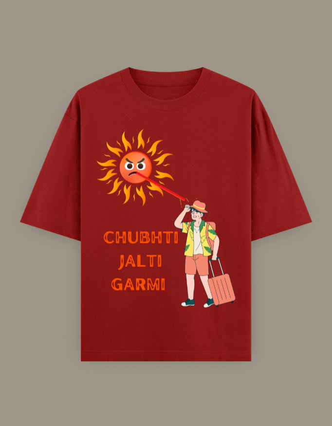SkyBi Shirts Oversized T-Shirt 240 GSM Heavyweight Cotton - SkyBi Shirts