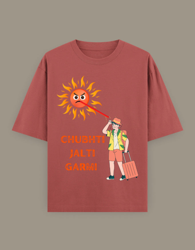 SkyBi Shirts Oversized T-Shirt 240 GSM Heavyweight Cotton - SkyBi Shirts