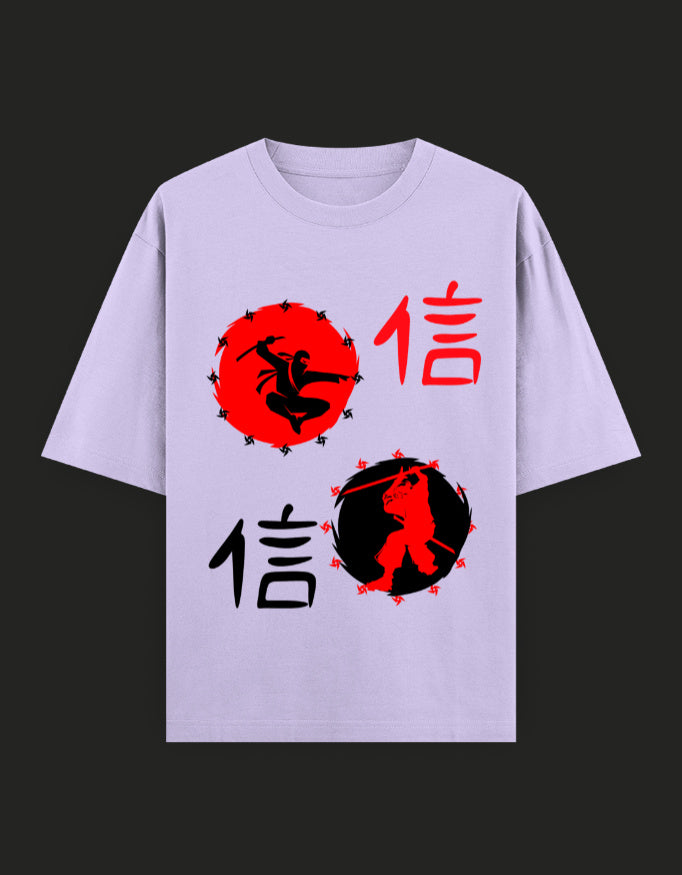 SkyBi Shirts Oversized T-Shirt 240 GSM Heavyweight Cotton - SkyBi Shirts