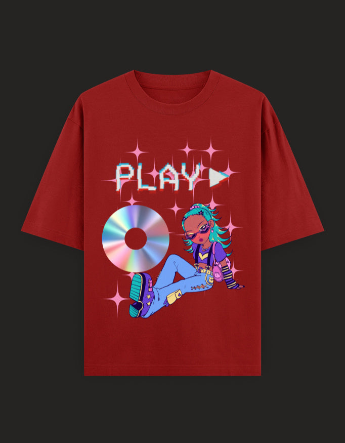 SkyBi Shirts Oversized T-Shirt 240 GSM Heavyweight Cotton - SkyBi Shirts