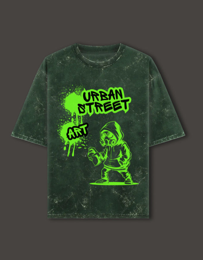 SkyBi Shirts Oversized T-Shirt 240 GSM Heavyweight Cotton - SkyBi Shirts
