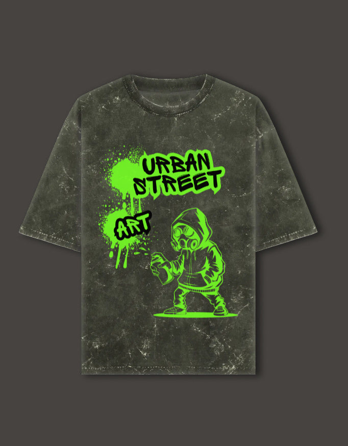 SkyBi Shirts Oversized T-Shirt 240 GSM Heavyweight Cotton - SkyBi Shirts