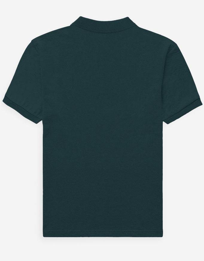 SkyBi Shirts Petrol Blue Men's Polo Shirt - Premium Cotton - SkyBi Shirts