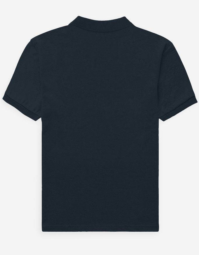 SkyBi Shirts Navy Blue Men's Polo Shirt - Soft Cotton Comfort - SkyBi Shirts