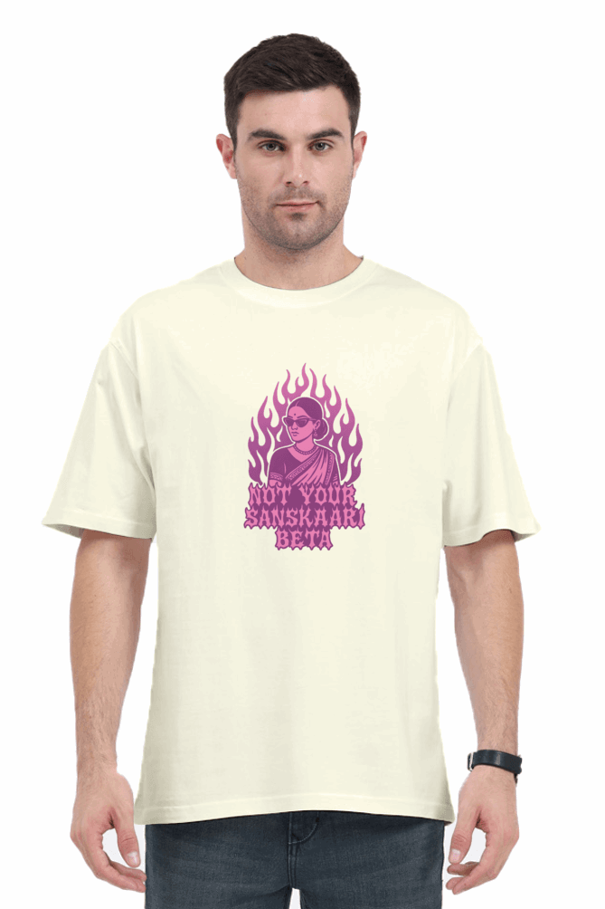 SkyBi Shirts Oversized T-Shirt 240 GSM Heavyweight Cotton - SkyBi Shirts