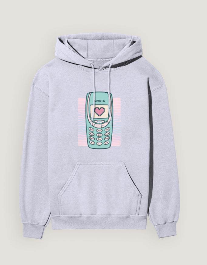 SkyBi Shirts Y2K 90s Nostalgia Sweatshirt with Retro Phone - SkyBi Shirts