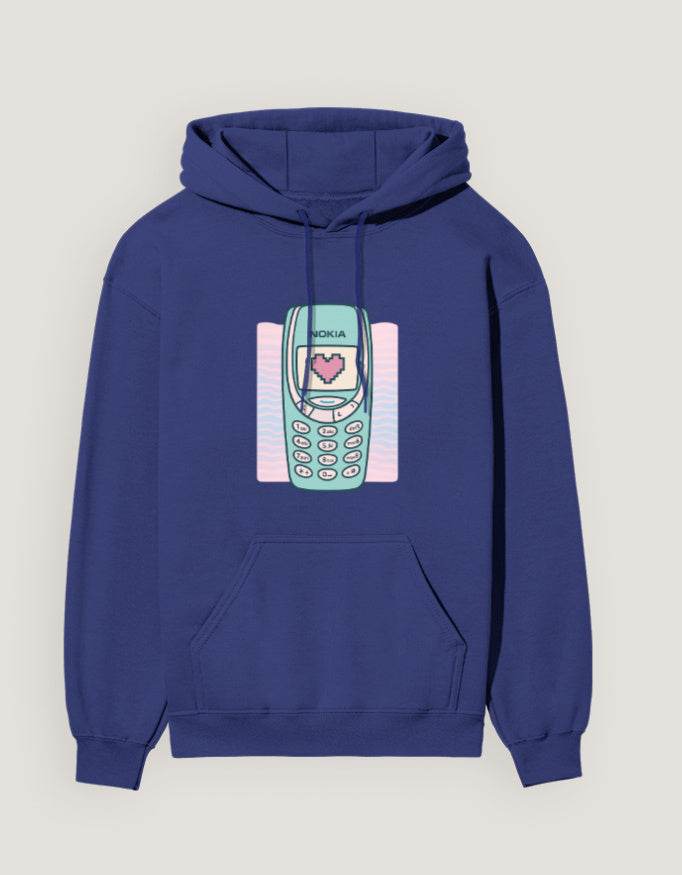 SkyBi Shirts Y2K 90s Nostalgia Sweatshirt with Retro Phone - SkyBi Shirts