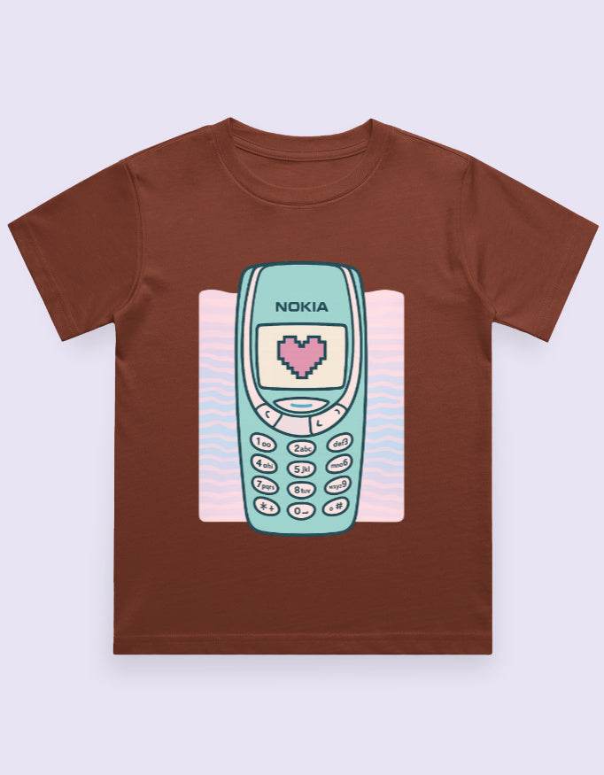 SkyBi Shirts Y2K Kids Graphic Tee Vintage Phone - SkyBi Shirts