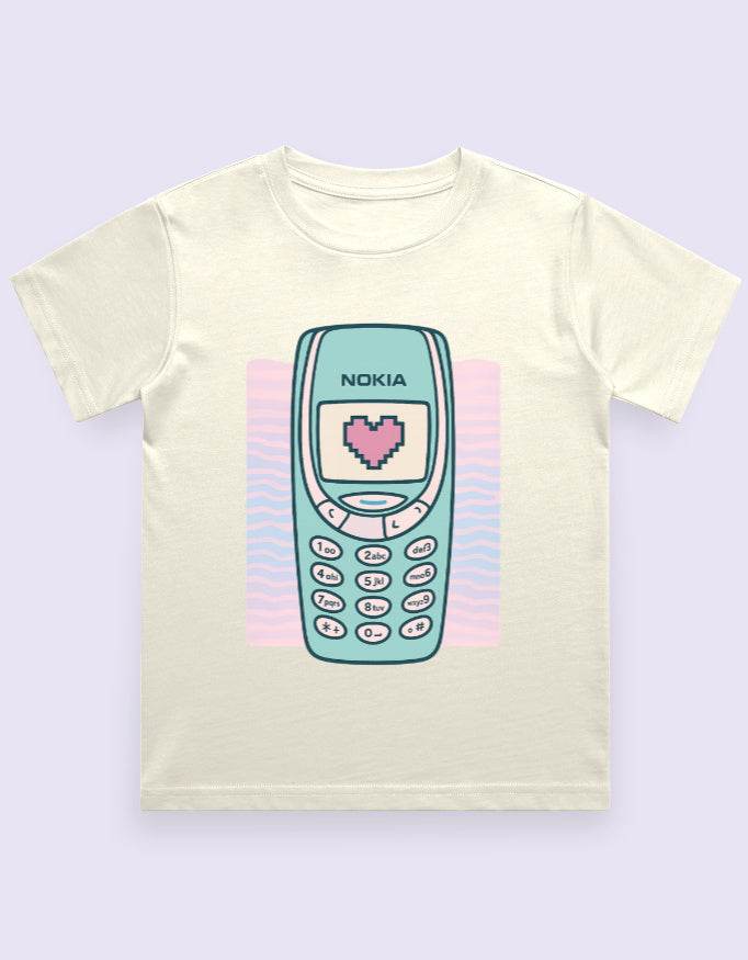 SkyBi Shirts Y2K Kids Graphic Tee Vintage Phone - SkyBi Shirts