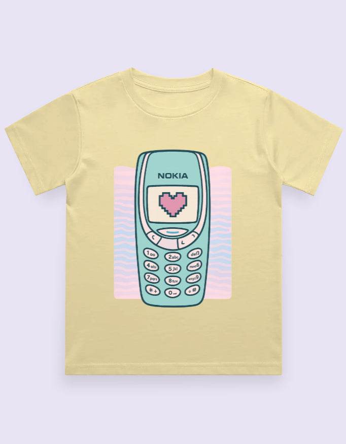 SkyBi Shirts Y2K Kids Graphic Tee Vintage Phone - SkyBi Shirts