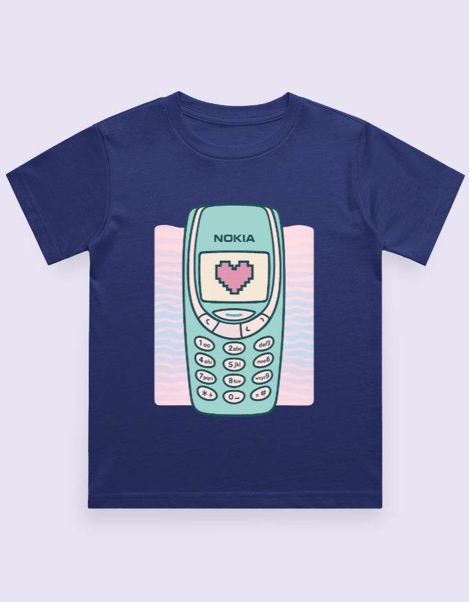 SkyBi Shirts Y2K Kids Graphic Tee Vintage Phone - SkyBi Shirts