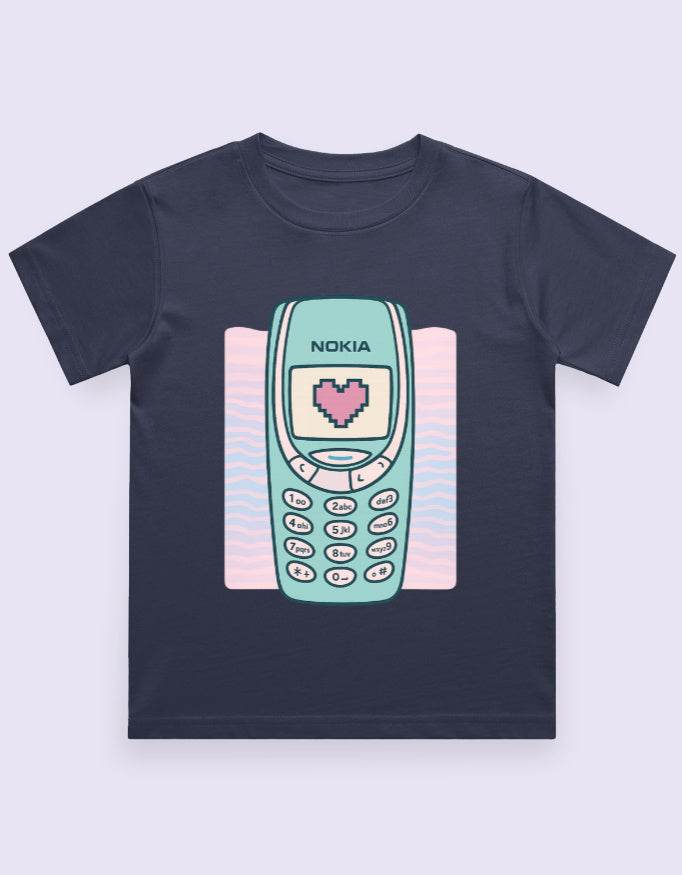 SkyBi Shirts Y2K Kids Graphic Tee Vintage Phone - SkyBi Shirts