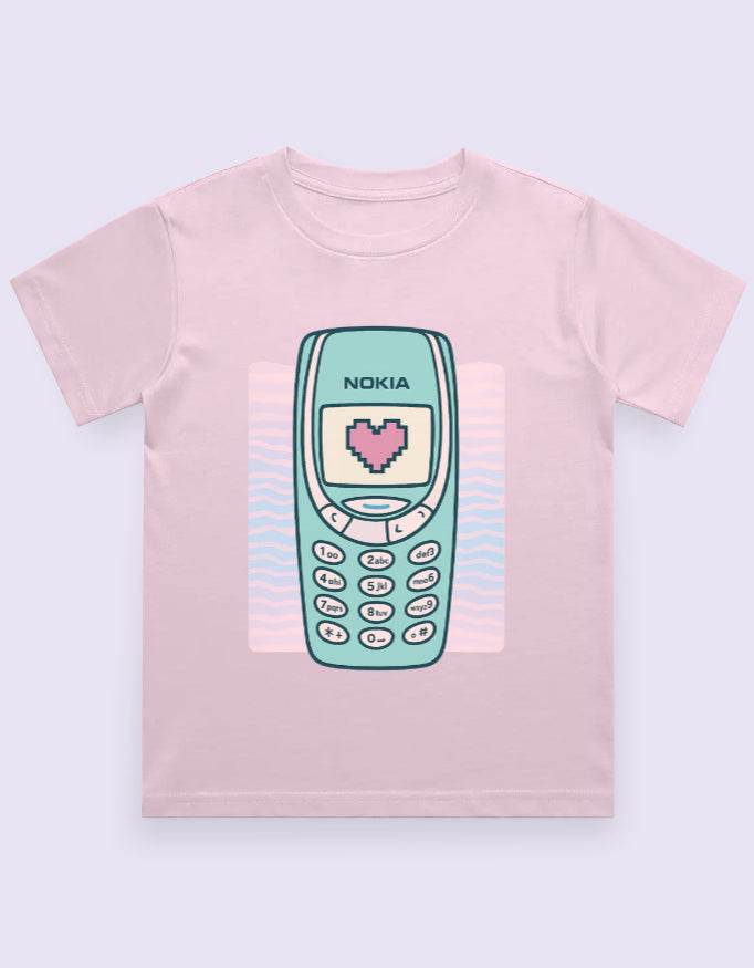 SkyBi Shirts Y2K Kids Graphic Tee Vintage Phone - SkyBi Shirts