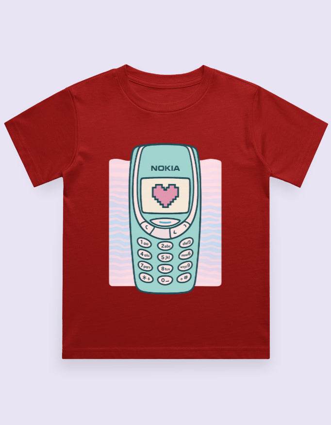 SkyBi Shirts Y2K Kids Graphic Tee Vintage Phone - SkyBi Shirts