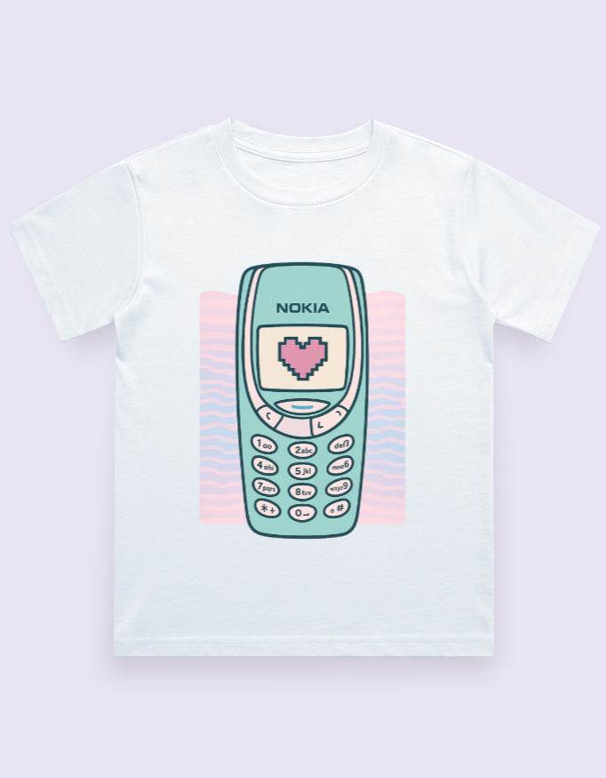 SkyBi Shirts Y2K Kids Graphic Tee Vintage Phone - SkyBi Shirts
