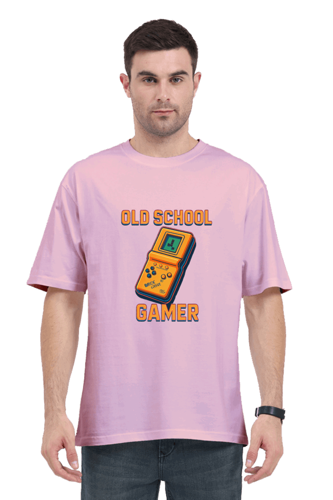 SkyBi Shirts Y2K Old School Gamer Oversized T-Shirt 240 GSM Heavyweight Cotton - SkyBi Shirts